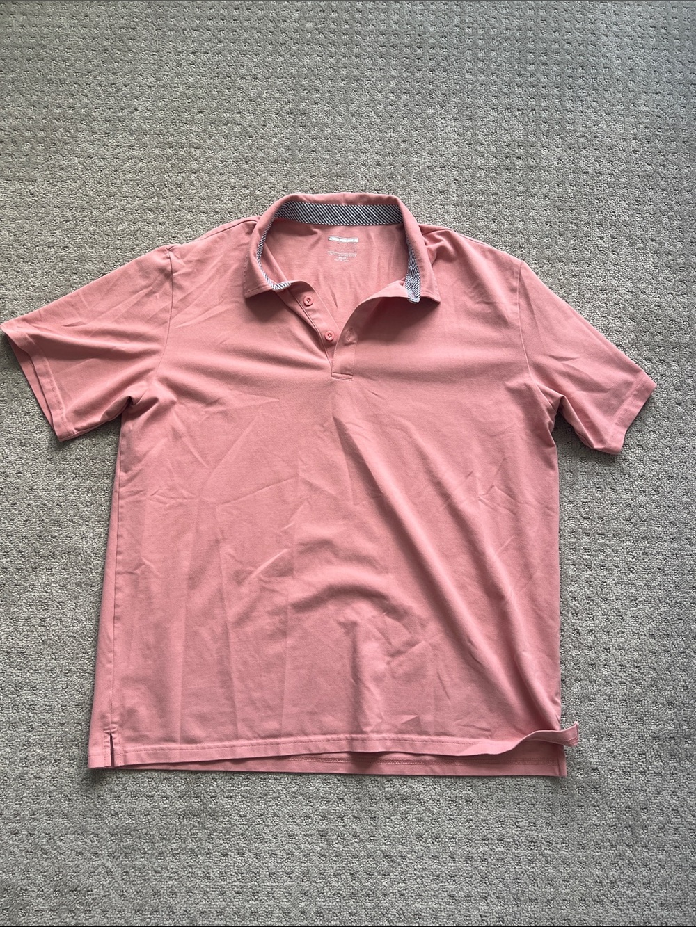 Men's Cotton Polo Shirt - Dusty Rose